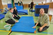 Turnhallen-Subbotnik in Bad Düben