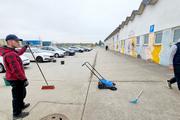 Turnhallen-Subbotnik in Bad Düben