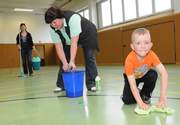 Turnhallen-Subbotnik in Bad Düben